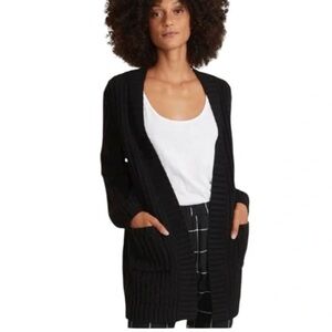 Marine Layer Ontario Black Women's Cardigan Sweater